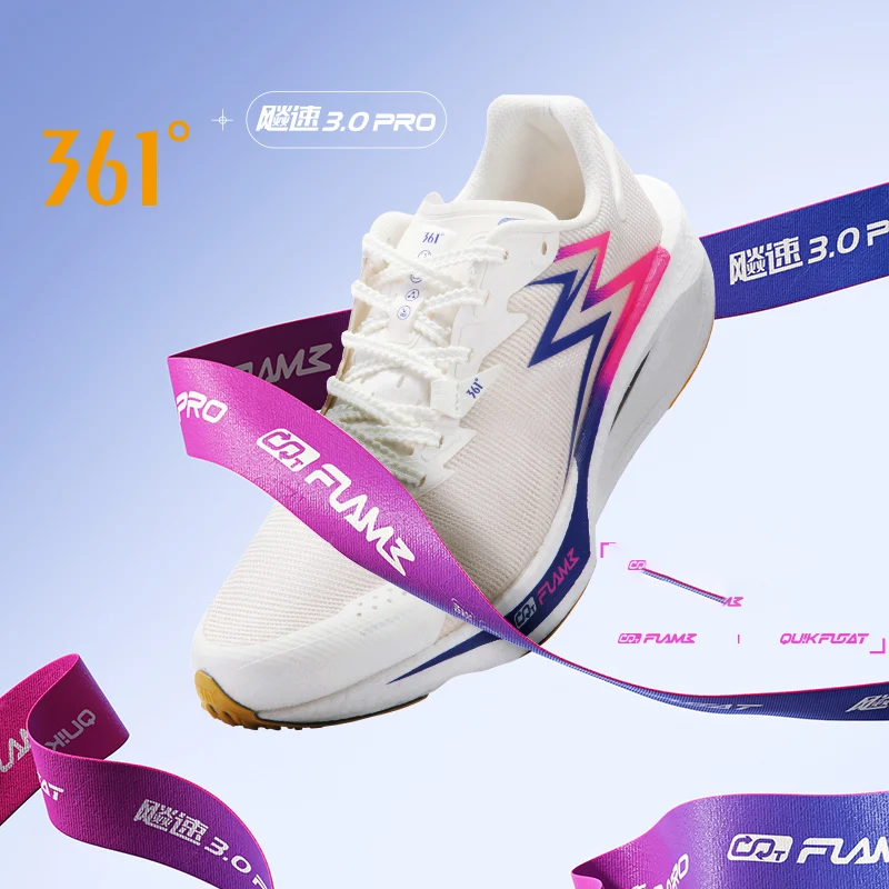 361 Degrees BIospeed 3.0 PRO Herren-Laufschuhe, Sport, professioneller Marathon, leichte, atmungsaktive Damen-Turnschuhe 672412208 Image