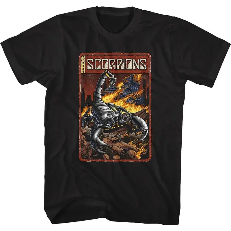 Hard Rock Heavy Klaus Meine Ins Y2k Tops Vintage T-Shirts 2026 Scorpions Love At First Sting T-Shirt Lässiges Lockeres T-Shirt Unisex