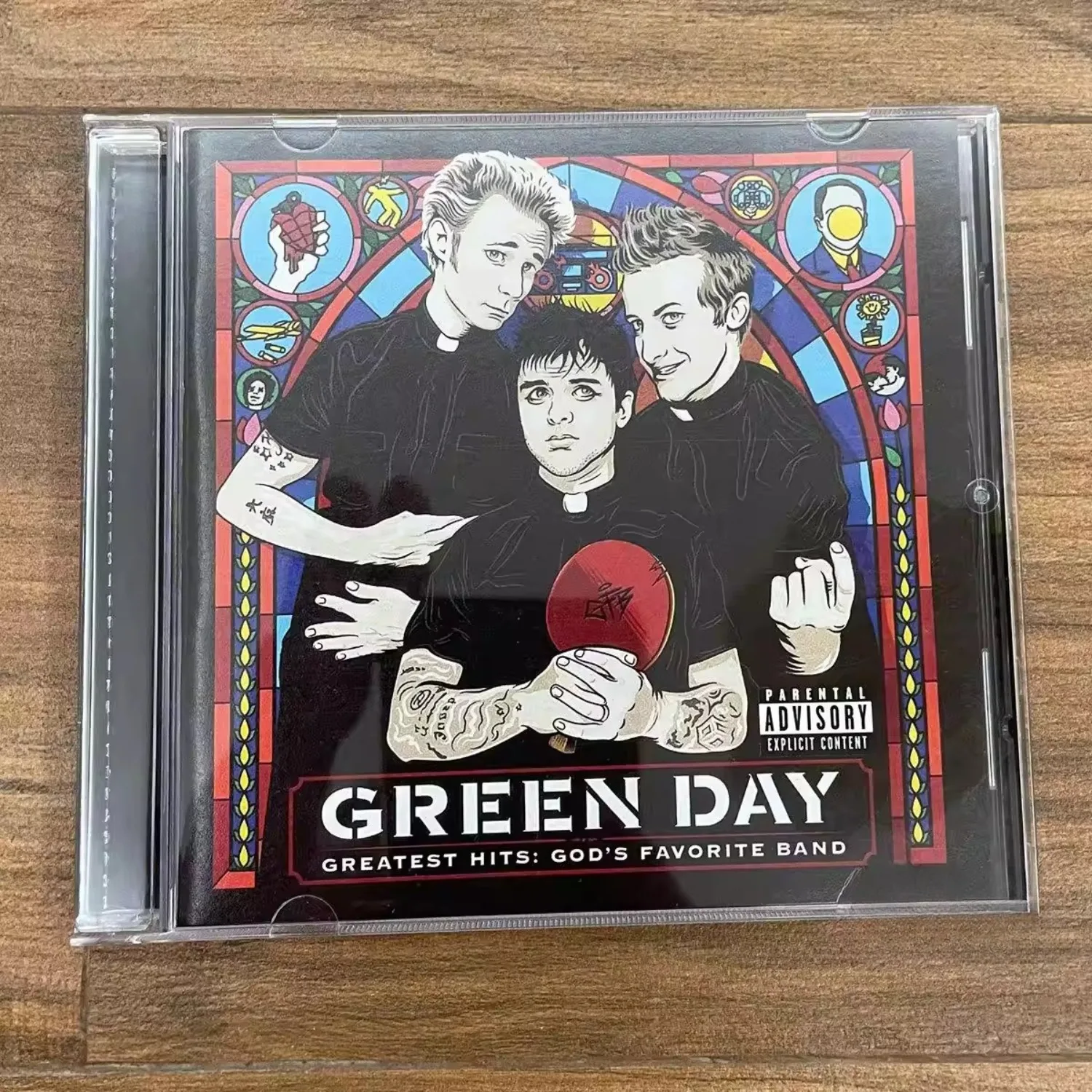 Green Day Greatest Hits God's Favorite Band Punk Rock Pop Punk Audio-CD Klarer Digitaler Klang Sammlerstück für Fans Heim-Kunstdekoration