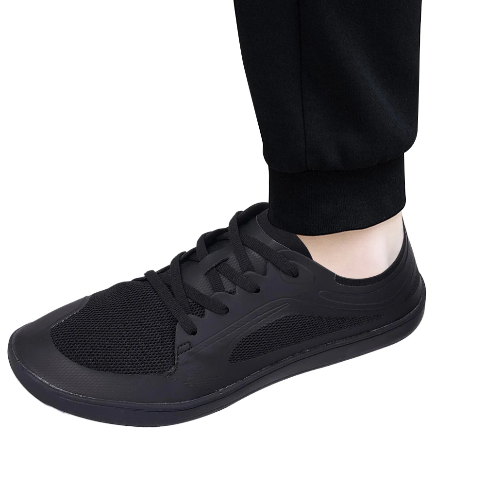 Unisex Breite Barfußschuhe Rutschfeste Minimalistische Wanderschuhe Leichte Trekkingschuhe Fitness-Sneaker zum Wandern und Klettern Image