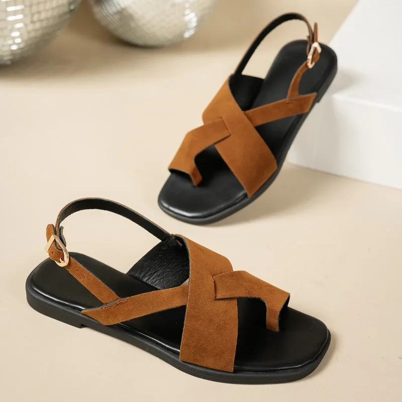Wohnungen frauen Clip Toe Sandalen Mode Lässig Gemütliche Schuhe Sommer Walking Casual Sandalen Marke Flip Flips Alias De Mujer