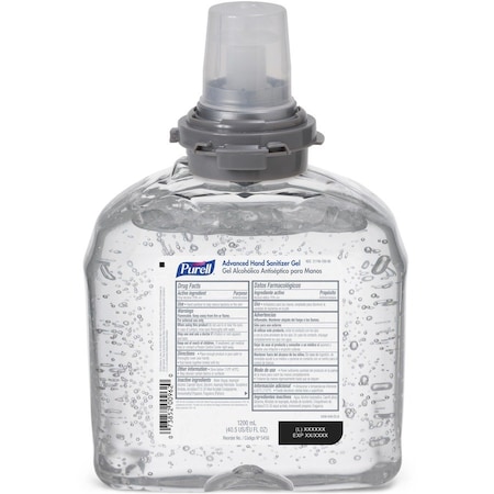 PURELL 5456-04 Hand Sanitizer Advanced 1,200 mL Ethyl Alcohol Gel Dispenser