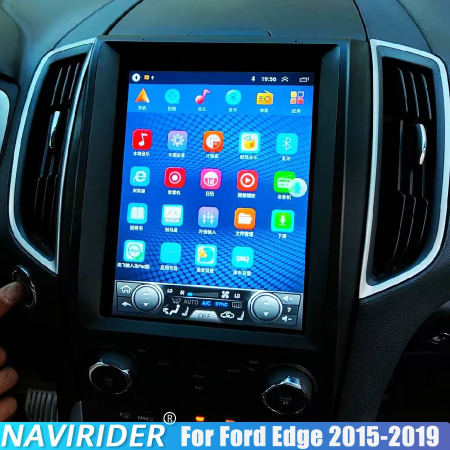 Navireder Android 15 Bildschirm Stereo 4G GPS 10,4 zoll Multimedia Video Player Für Ford Edge 2015-2019 CarPlay HU Mit 360 Auto Radio Image