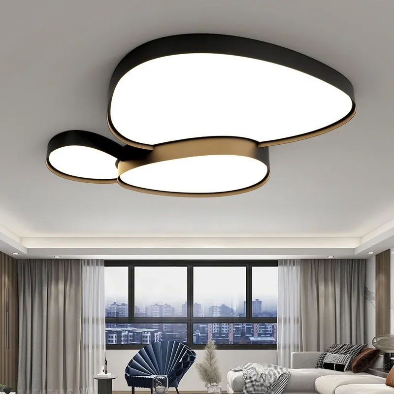 Nordic Einfachheit Led-deckenleuchte Dimmbar für Wohnzimmer Esszimmer Schlafzimmer Decke Licht Wohnkultur Innen Kronleuchter Leuchten