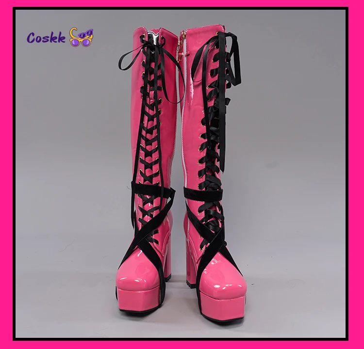 Draculauraa Cosplay-Schuhe, neue Anime-Stiefel, High-Heels, Größe 34–46, Schuhe für Halloween-Kostüme