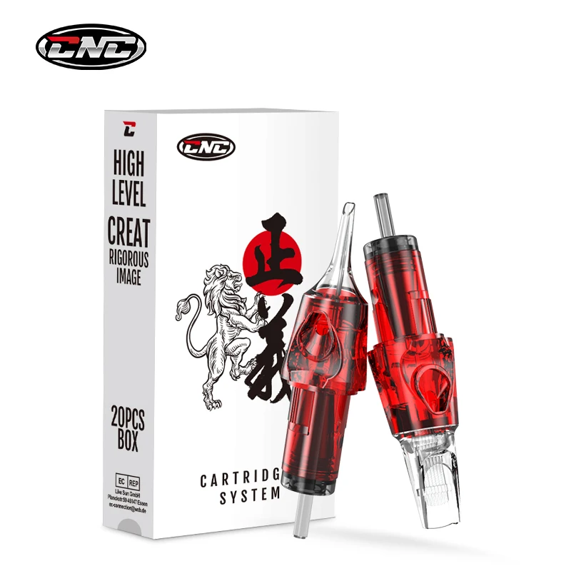 CNC-Tattoonadeln, Einweg-Sterilnadeln, RS/RL/RM/M1 mit Membran für Tattoo-Rotationsmaschinen, 20 Stück/Box Image