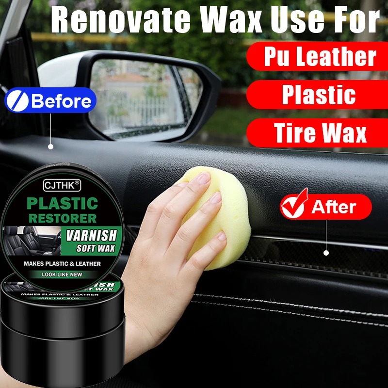 Auto-Kunststoff-Restaurator „Back to Black Gloss“ – Wachsbeschichtungsmittel zur Erneuerung von Autoinnenräumen, Leder und Verkleidungen – Auto-Politur und Reparaturbeschichtung Image