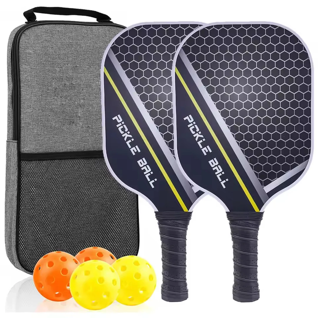 Pickleball-Schläger-Set – Graphit-Glasfaser, USAPA-zugelassenes, leichtes Schläger-Set für Indoor- und Outdoor-Übungen für alle Altersgruppen Image