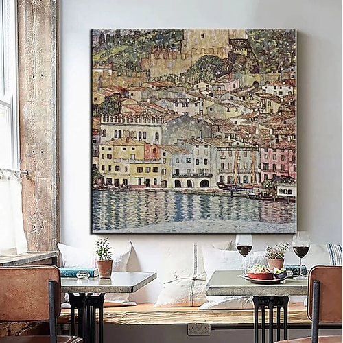 Dipinto A Mano Dipinto A Mano Dipinto Ad Olio Arte Della Parete Astratta Klimt Piccola Casa Dipinti Ad Olio Decorazioni Per La Casa Arredamento Tela Arrotolata Senza Cornice Non Tesa