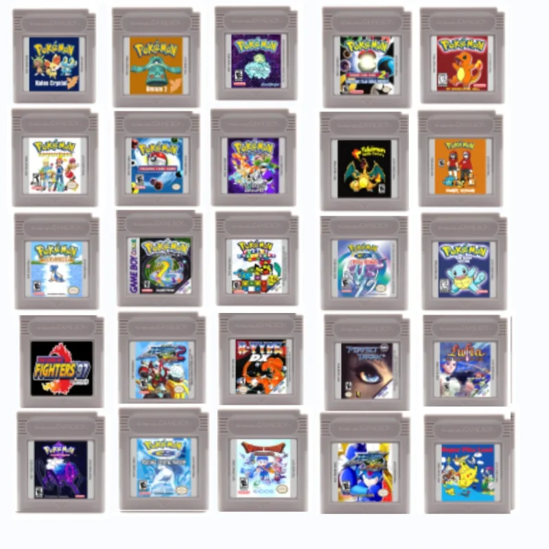 GBC 16-Bit Videospiel-Kassette, Mario, Wario Land, Donkey Kong, Wario Land 2, Yoshi Serie Konsolenkarte für GBC/GBA