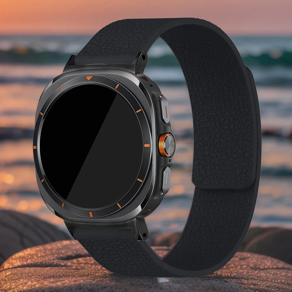 Für Galaxy Uhr Ultra Strap Magnetische Armband Armband Für Samsung Galaxy Uhr 7 8 47mm Silikon Armband Zubehör Image