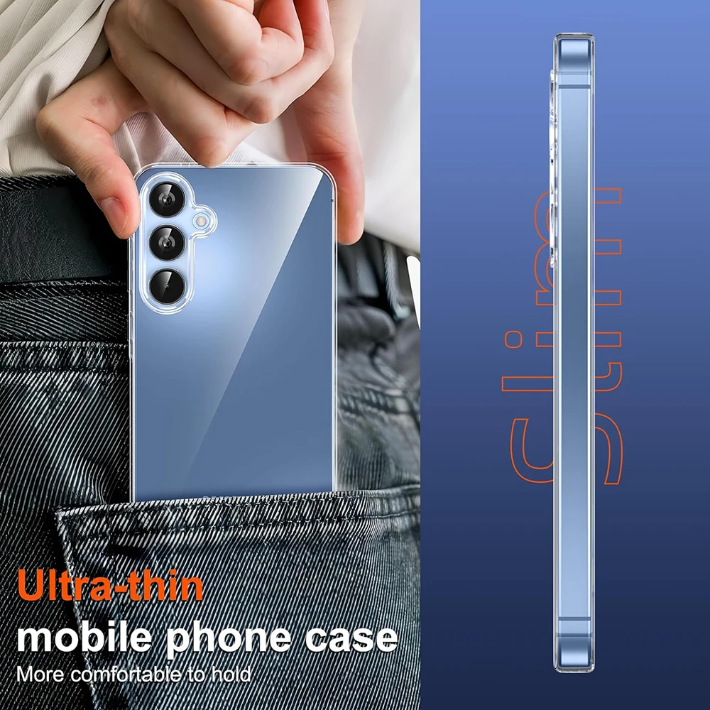 TPU Klarsichthülle für Samsung Galaxy S26 Ultra Hülle Samsung S25 Ultra S24 Plus S23 FE S26 Edge S22 S21 S20 S23+ S10 Plus Schutzhülle Image