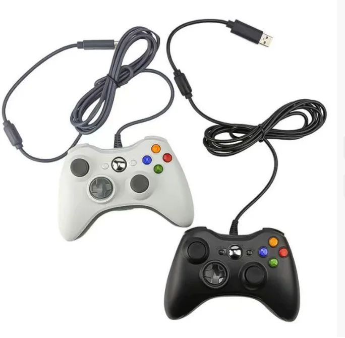 360 wired game controller supports Xbox 360 and Windows 7/8/10, with built-in motor, multiple colors to choose from