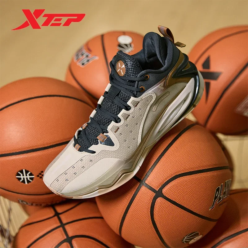 Xtep Raid/Light Attack V2-3 Scarpe da basket da uomo Scarpe da ginnastica alte da uomo Scarpe sportive per studenti resistenti all'usura antiscivolo 876119120010