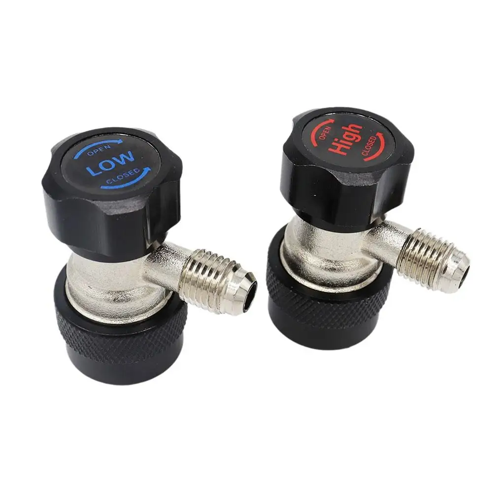 Geeignet für R134aR1234yf Einstellbare Schnell Stecker Kältemittel Fluorid Stecker Werkzeug Auto Klimaanlage 134a Adapter Image