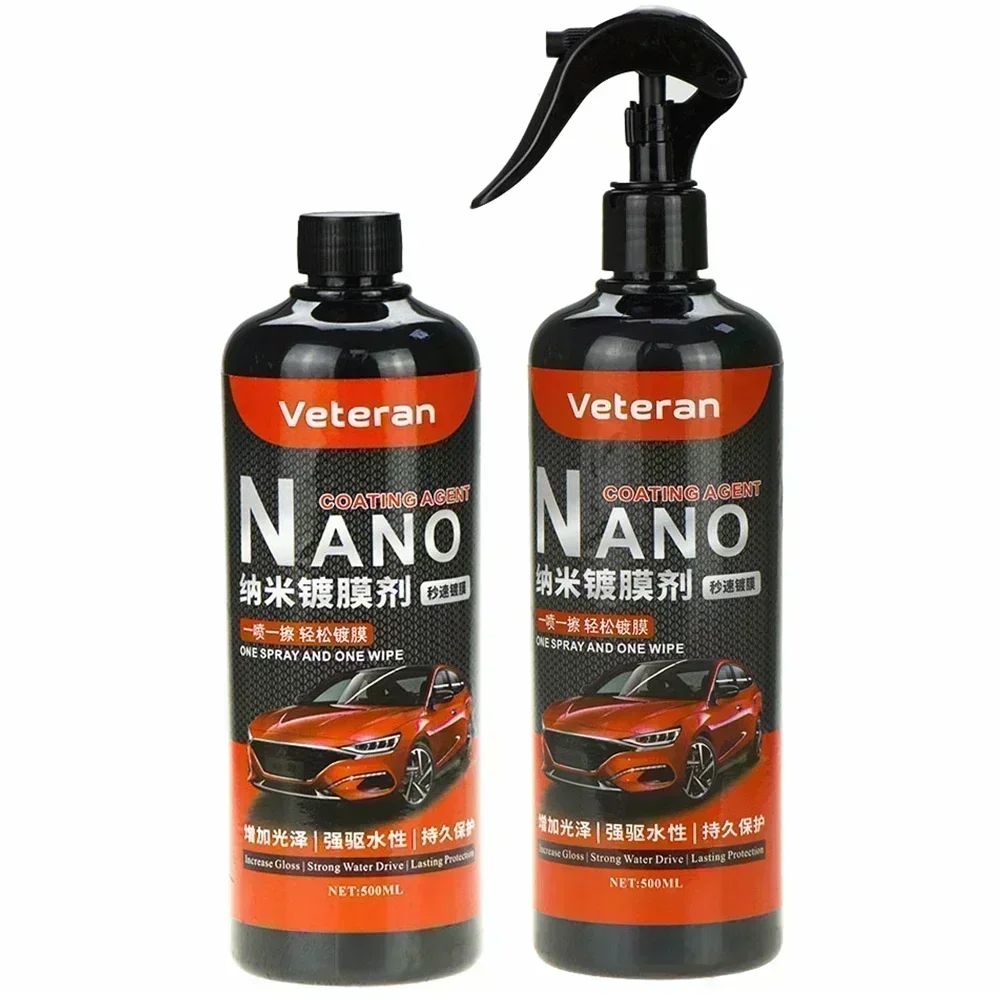 500ML 9H Härte Auto Detaillierung Keramik Beschichtung Auto Produkte Keramik Beschichtung Nano Glas Überzogene Kristall Auto Polnisch Image