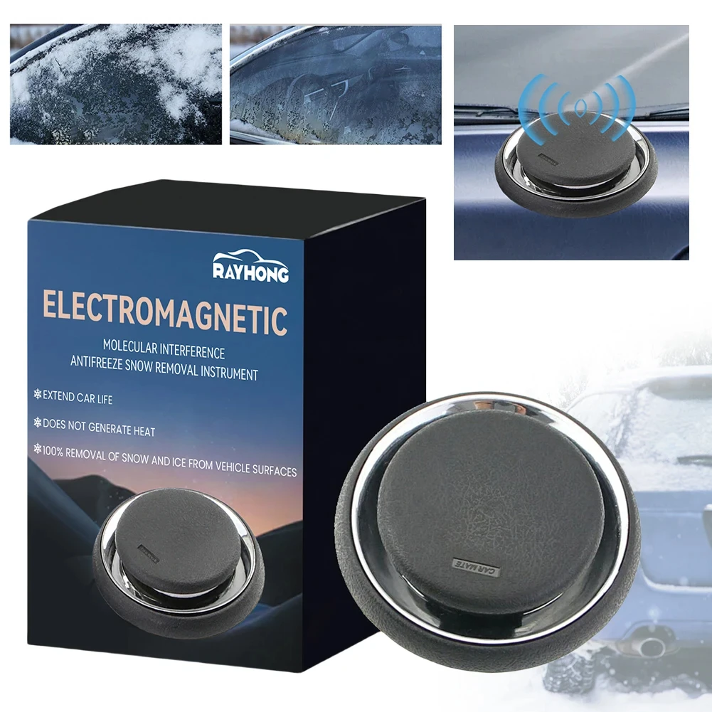 Elektromagnetischer Auto-Eisreiniger Tragbares Frostschutzmittel Eisschmelz- und Schneeräumwerkzeug Auto-Innenraum-Lufterfrischer für PKW LKW SUV Image