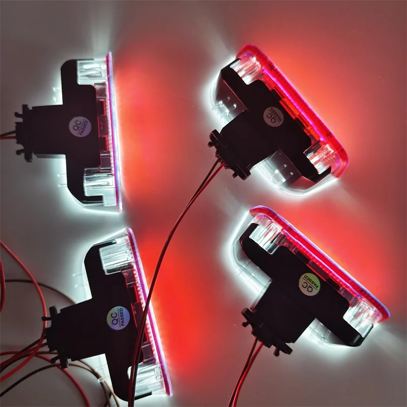 4Pcs 12V LED Auto Tür Licht Auto Signal Lampe Für VW Golf 5 6 7 7,5 2006-2018 Passat 2005-2018 Jetta Tiguan Arteon T-ROC CC EOS Image