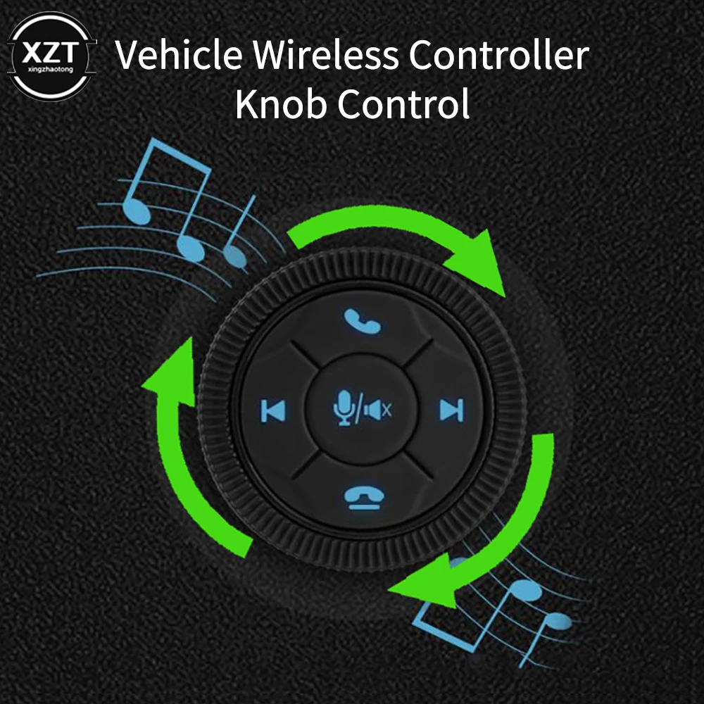 7-Tasten Auto Drahtlose Lenkrad Fernbedienung Taste für Universal Auto Musik Drahtlose Android DVD GPS Navigation Player radio Image