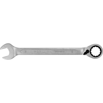 BRILLIANT TOOLS Ratschen-Ringschlüssel Ratschenringschlüssel, umschaltbar, 17 BT013817