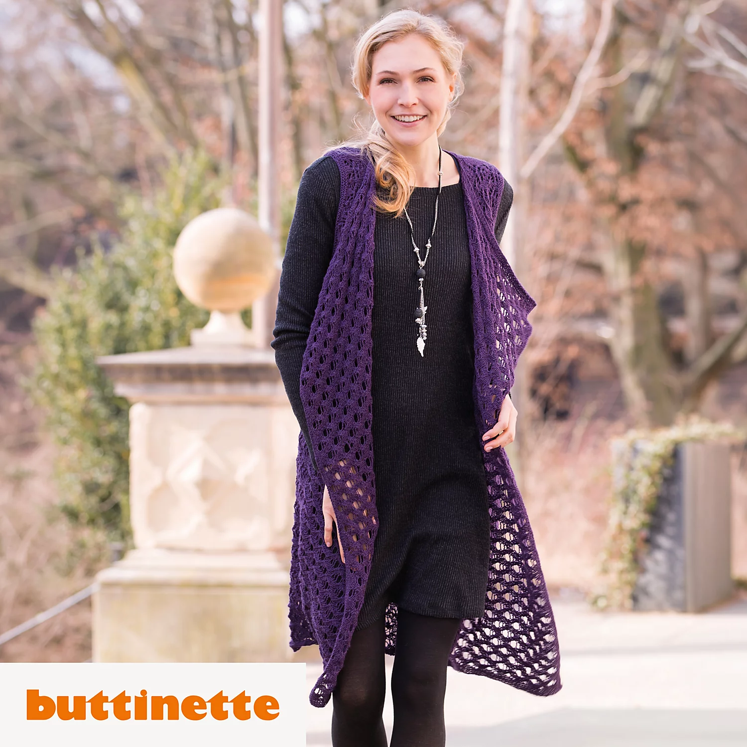 Strickanleitung – Longweste aus Woll Butt Perle