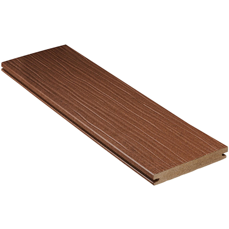 NATURinFORM WPC-Terrassendiele DIE EXKLUSIVE kastanienbraun massiv, 3000 mm, 140 mm Image