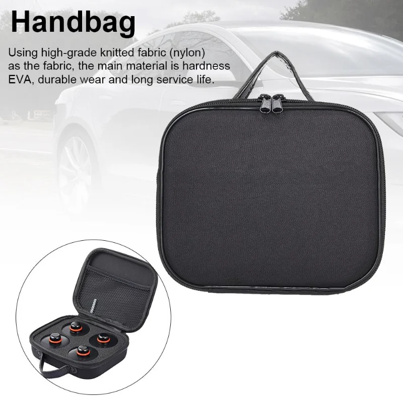 Jack Pad Aufbewahrungstasche für Tesla Model 3, Modell S, Modell X, Modell Y, schützende Handtasche, Tragetasche, EVA-Autozubehör Image