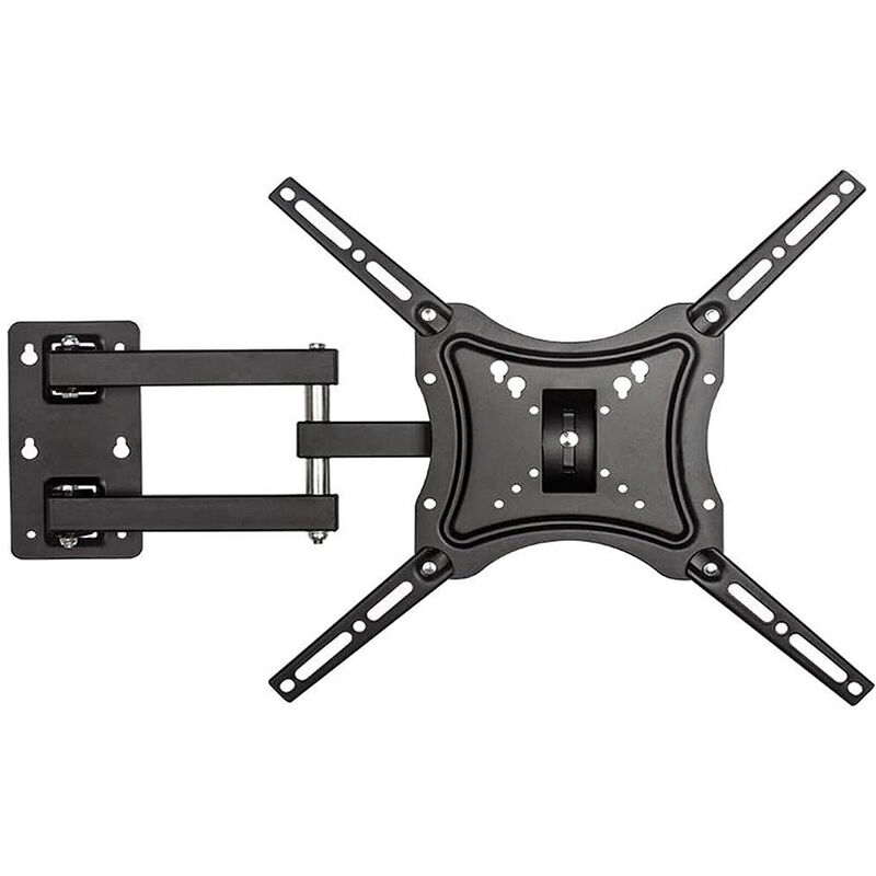 Staffa A Parete Per Tv Lcd Plasma Da 14 A 55 Pollici Attacco Vesa Supporto Da Muro Per Televisione A Schermo Piatto 14-55" Inclinabile Con Braccio Snodabile Estensibile
