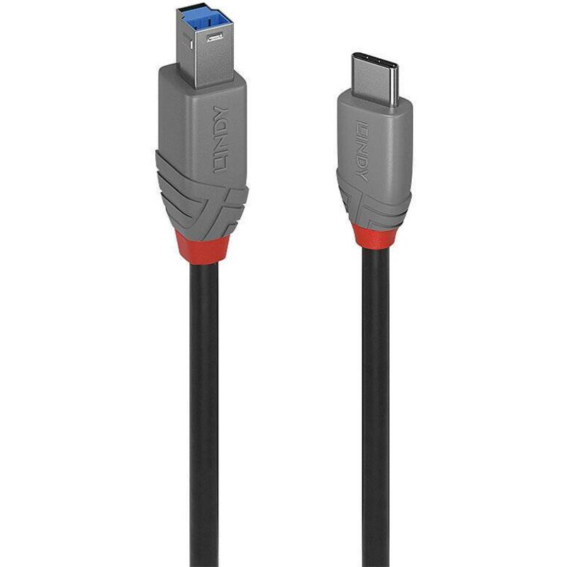 Lindy Cavo Usb Usb 3.2 Gen1 (usb 3.0) Spina Usb-c®, Spina Usb-b 3.00 M Nero 36668