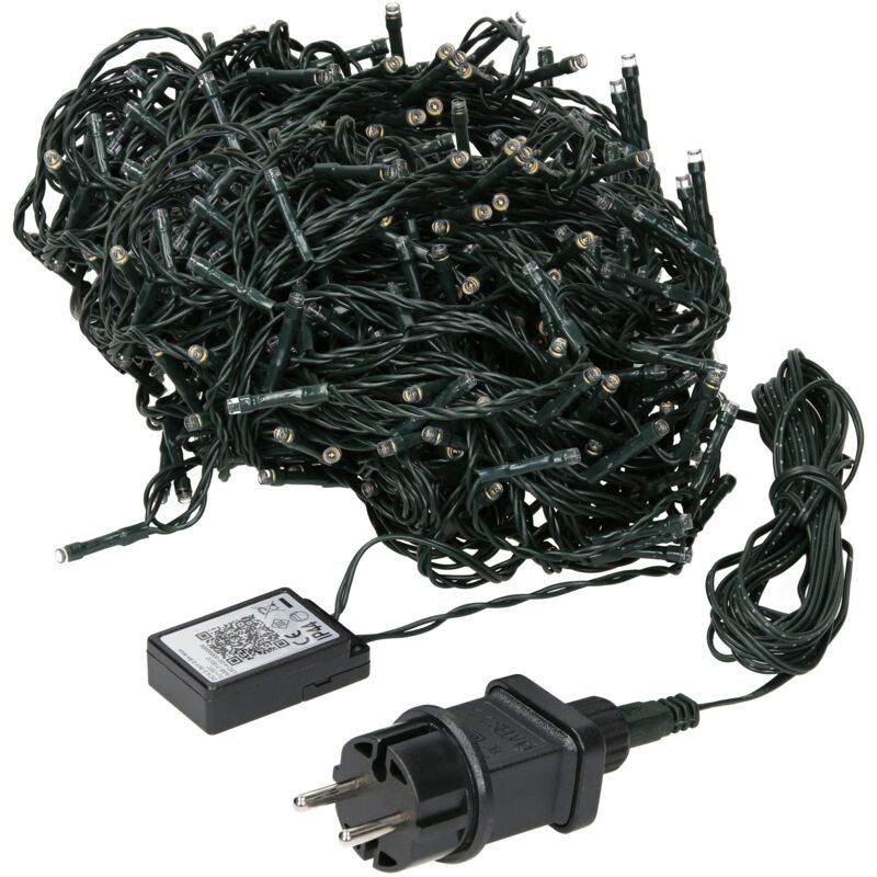 Ecd Germany Catena Luminosa Led Per Natale Ghirlanda Con 720 Led Lunghezza 54 M Luce Bianco Freddo Ip44 Stringa Lucine Natalizie Addobbi Illuminazione Casa Giardino Impermeabile Da Interno Ed Esterno