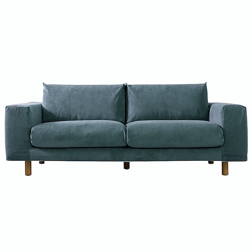 Sofabezug aus Cord für minimalistische Sofas, dehnbarer, rutschfester Überzug Image