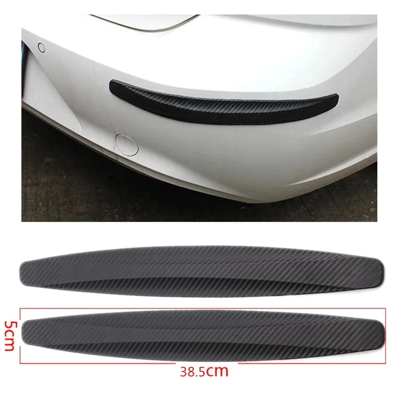 2 pezzi di protezione per paraurti per auto, strisce di protezione per angoli, strisce di protezione antigraffio, modanature per lo styling, parti esterne anticollisione