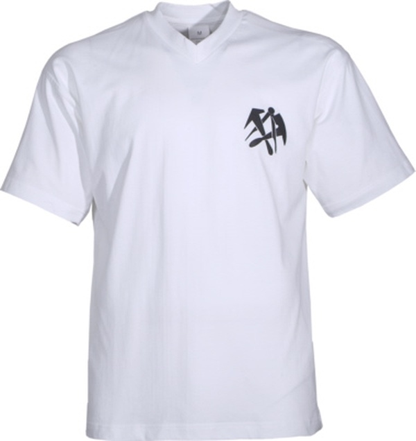 Job-Kleidung JOB T-Shirt TILL DACHDECKER | V-Ausschnitt | Nackenband | Dachdecker-Zunftemblem | 100% Baumwolle | Art.-Nr. 5296 3XL Image