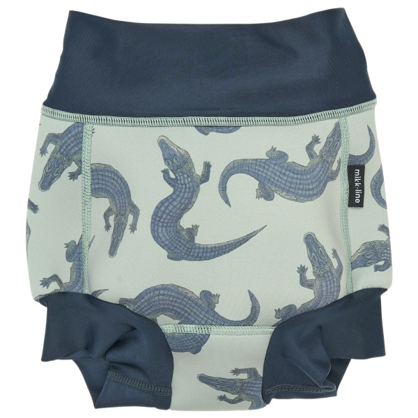 Mikk-Line - Kid's Swim Baby Pant AOP - Badehose Gr 3-4 Years grau/blau