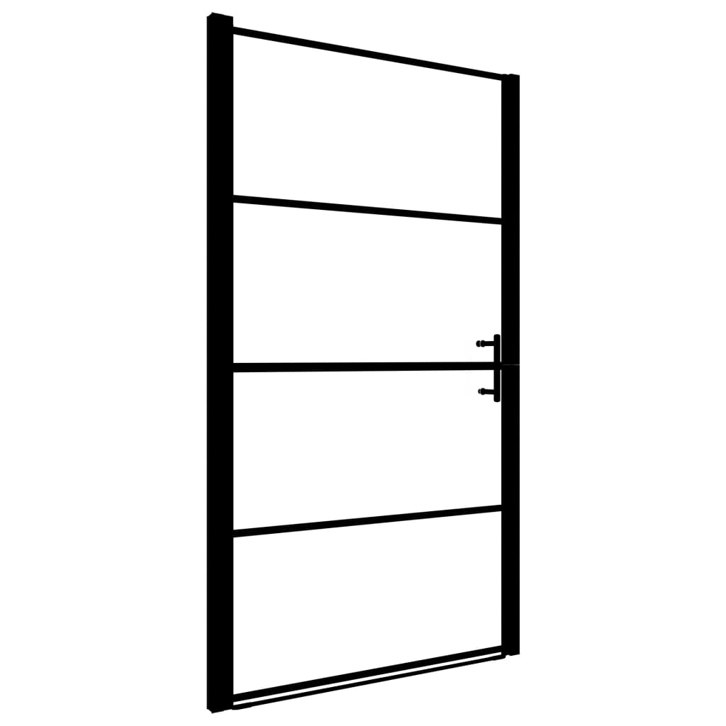 Helloshop26 - Duschtür Duschkabine Badezimmer Wohnbereich Innenbereich spritzwassergeschützt Sicherheitsglas 100 x 178 cm 02_0003750 Image
