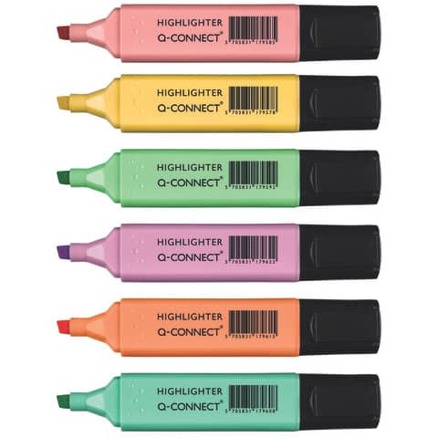 Textmarker 6 Stück pastell sortiert 1,5-2mm Image