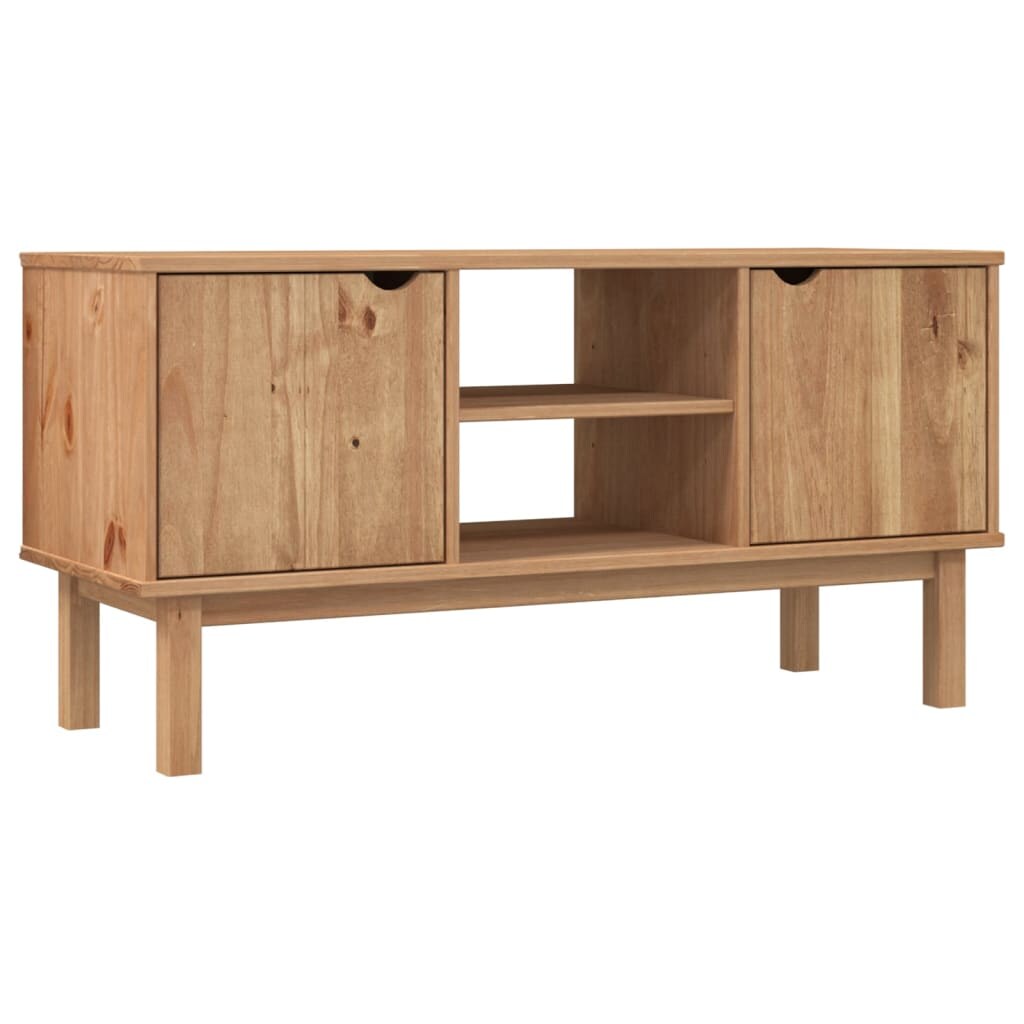 Helloshop26 - Multimedia-TV-Ständer TV-Regal Sideboard TV-Schrank Esszimmer Wohnzimmer Schlafzimmer 113,5 x 43 x 57 cm massives 02_0028276 Image