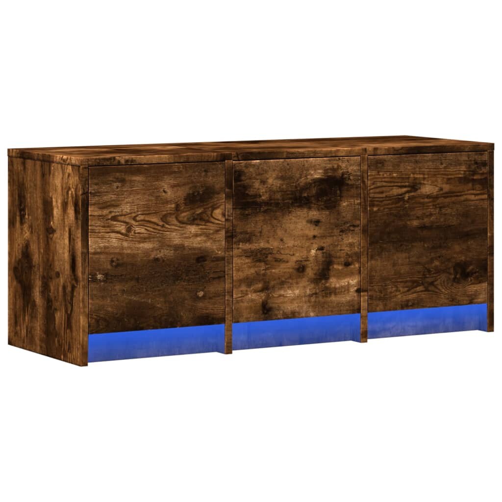 Helloshop26 - Multimedia-TV-Ständer TV-Regal Sideboard TV-Schrank für Esszimmer Wohnzimmer Schlafzimmer mit LED-Beleuchtung 02_0026481 Image