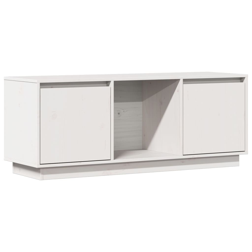 Helloshop26 - Multimedia-TV-Ständer TV-Regal Sideboard TV-Schrank Esszimmer Wohnzimmer Schlafzimmer 110,5 x 35 x 44 cm Massivholz 02_0025777 Image