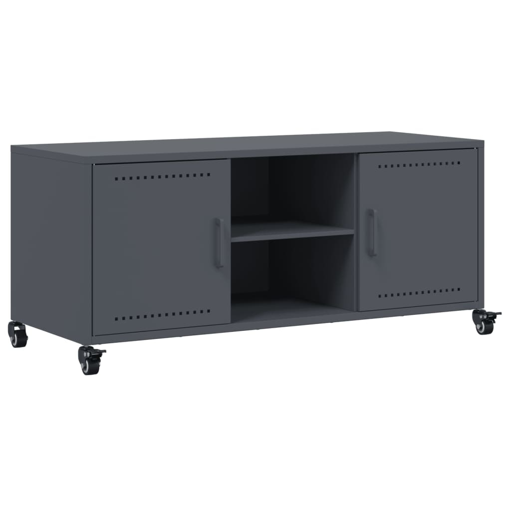 Helloshop26 - Multimedia-TV-Ständer TV-Regal Sideboard TV-Schrank Esszimmer Wohnzimmer Schlafzimmer 100,5 x 39 x 43,5 cm 02_0026379 Image