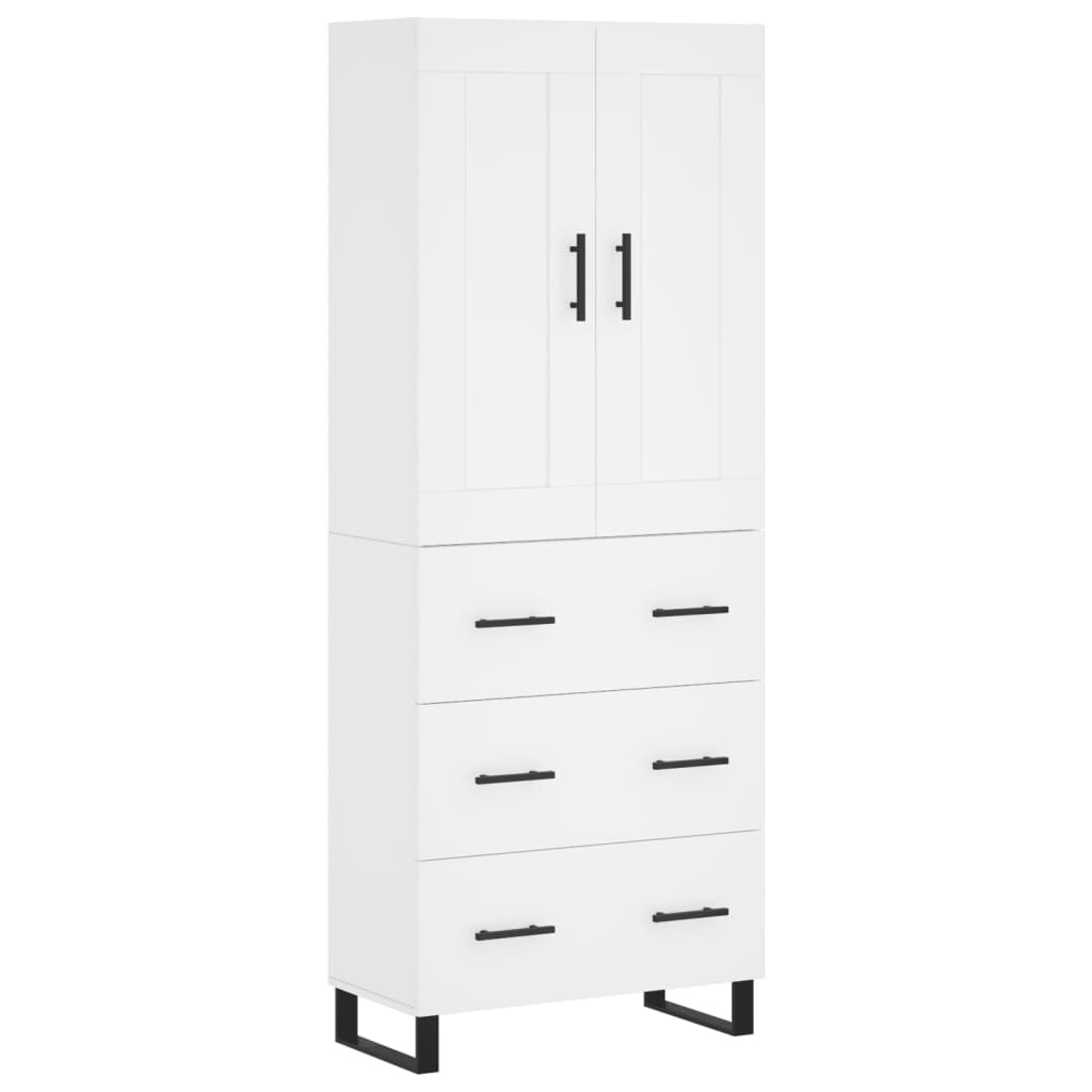 Helloshop26 - Buffet Sideboard Kommode Schrank Aufbewahrungseinheit Organizer Küche Wohnzimmer Lounge hoch 69,5 x 34 x 180 cm 02_0032518 Image