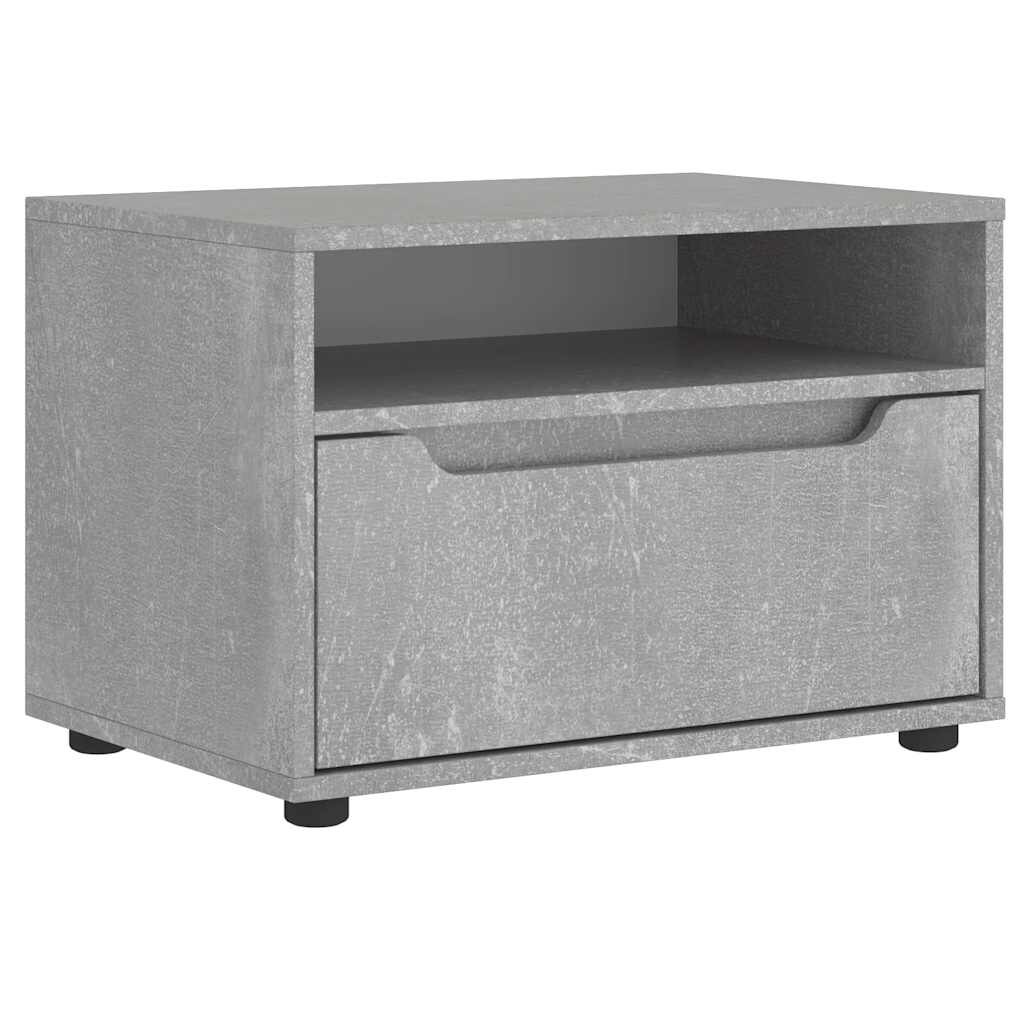 Helloshop26 - Funktionales wandmontiertes Design-TV-Möbel 60 x 40 x 38 cm aus Holzwerkstoff in Betongrau 02_0058331 Image