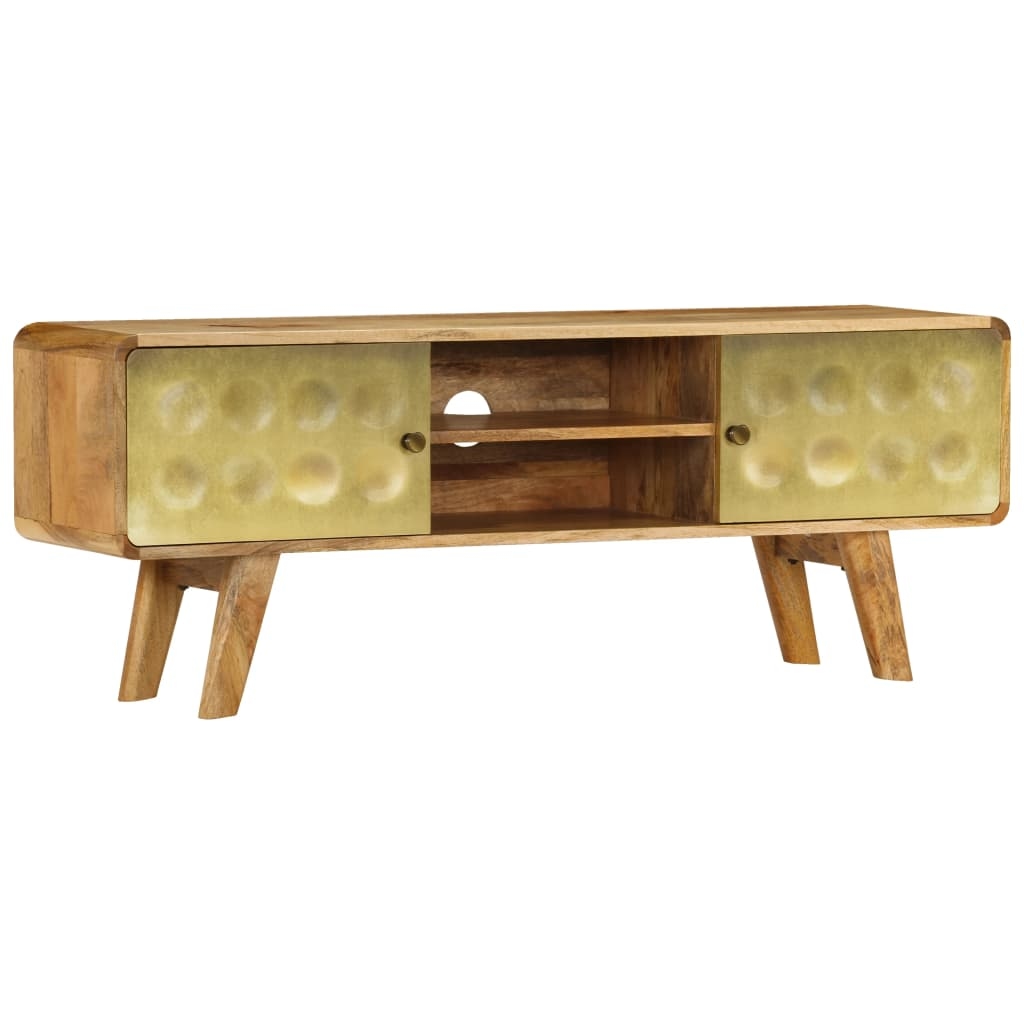 Helloshop26 - Praktischer Designer-TV-Ständer/Sideboard aus massivem Mangoholz 120 cm 2502138 Image