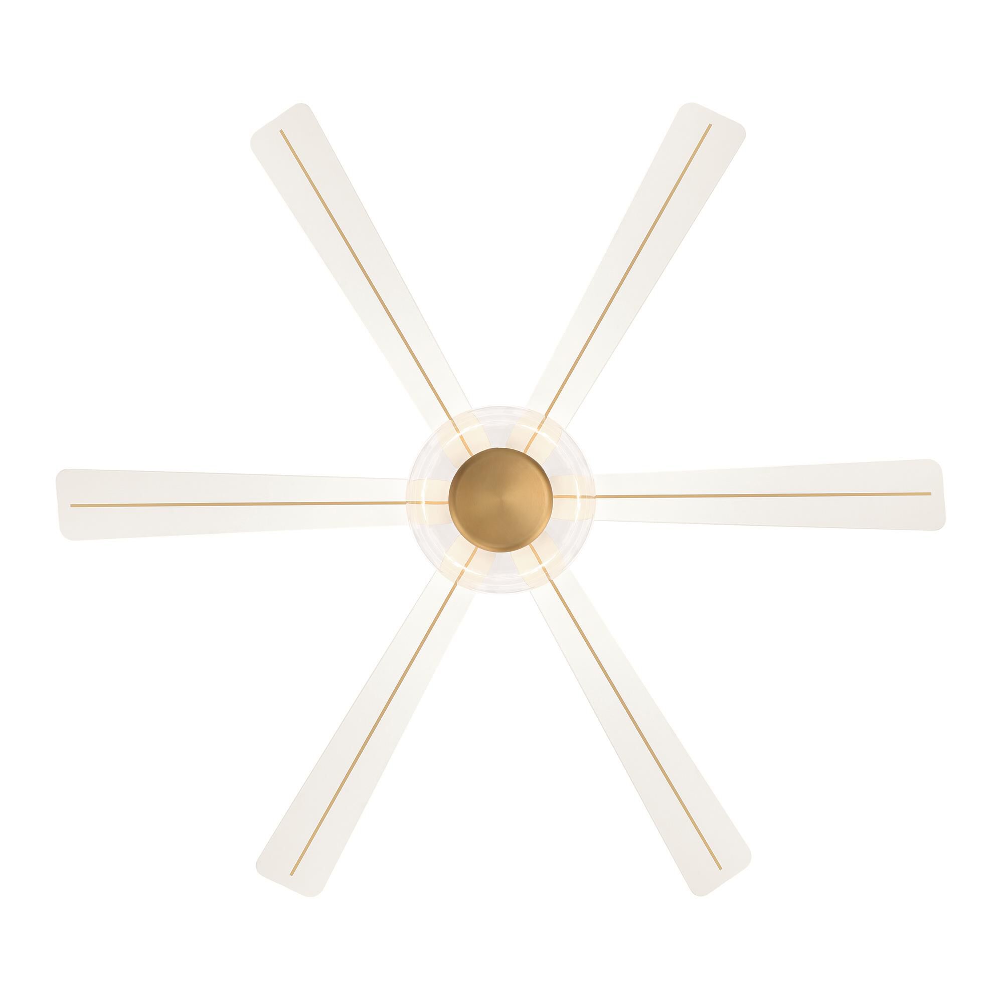Minka Aire Ligero 60 Inch Ceiling Fan with Light Kit - F769L-HBR/ALW