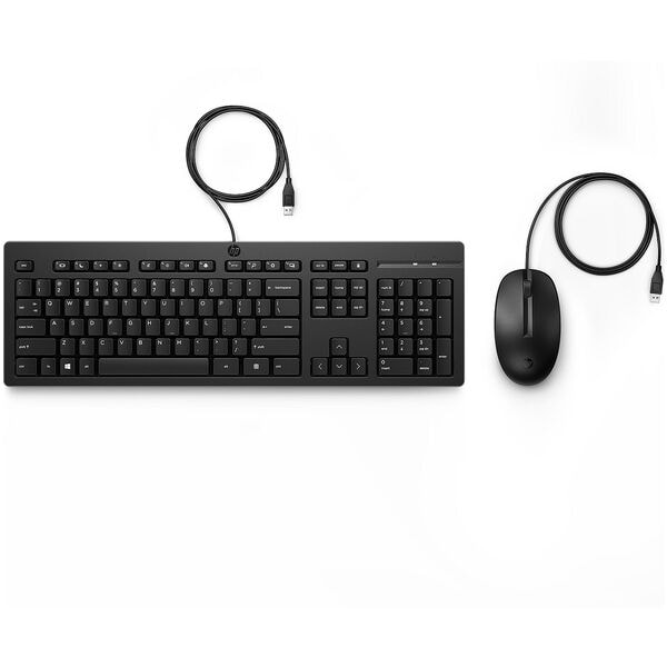 HP Tastatur-Maus-Set (kabelgebunden) »HP 225« schwarz Image