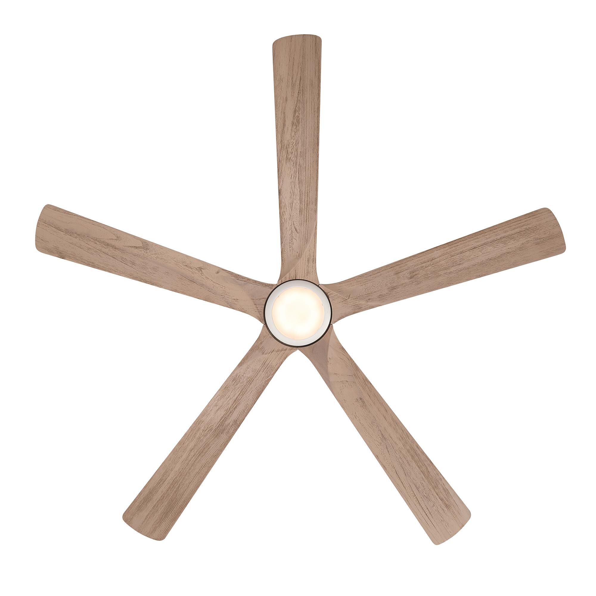 Minka Aire Seressa 56 Inch Ceiling Fan with Light Kit - F793L-ALW/BW