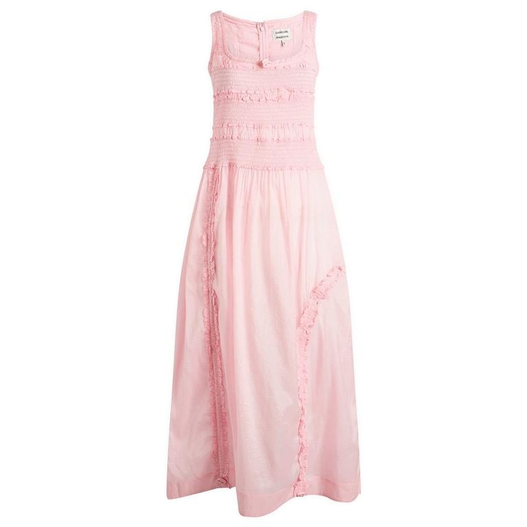 Cynthia Sheer Midi Dress Presented By End - Pink - Damson Madder Dresses