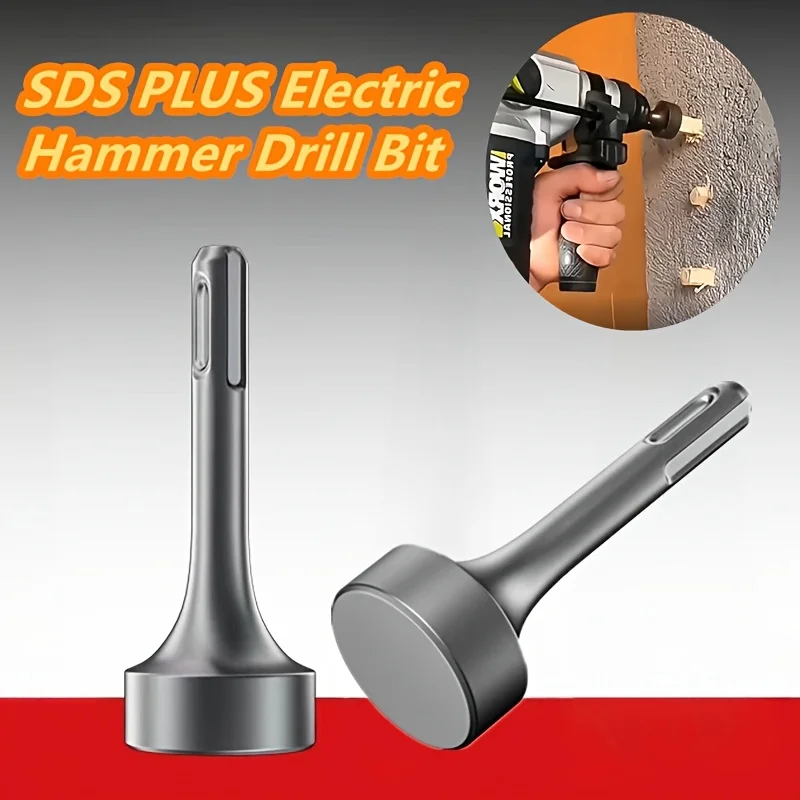 SDS Plus Erdungsstab-Einhammer, Hochleistungs-Erdungsstab-Einsetzer aus gehärtetem Stahl für 5/8" und 3/4" Erdungsstäbe, passend für Bohrhammer Image