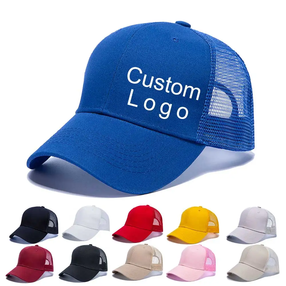 Berretti da baseball all'ingrosso Berretti casual da uomo Cappelli a rete da donna Cappelli unisex Cappello con logo personalizzato Cappelli ricamati