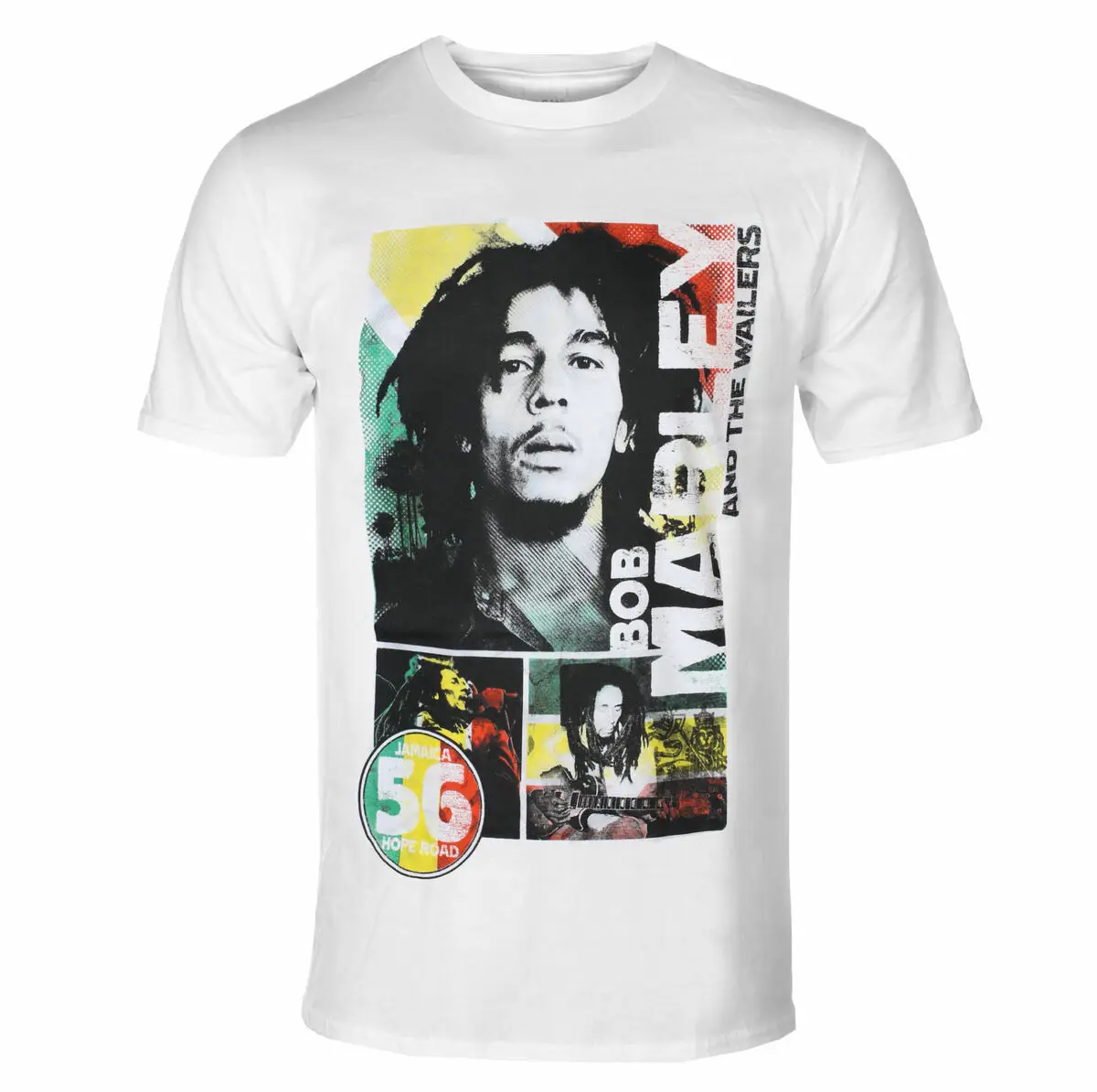 Bob Marley 56 Hope Road T-Shirt Unisex Reggae Musik Grafik-T-Shirt für Männer Frauen Vintage Jamaikanisches Rasta Streetwear Top